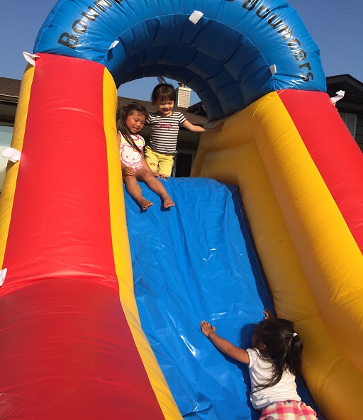 21 X 6 Giant Toddler Slide sliding